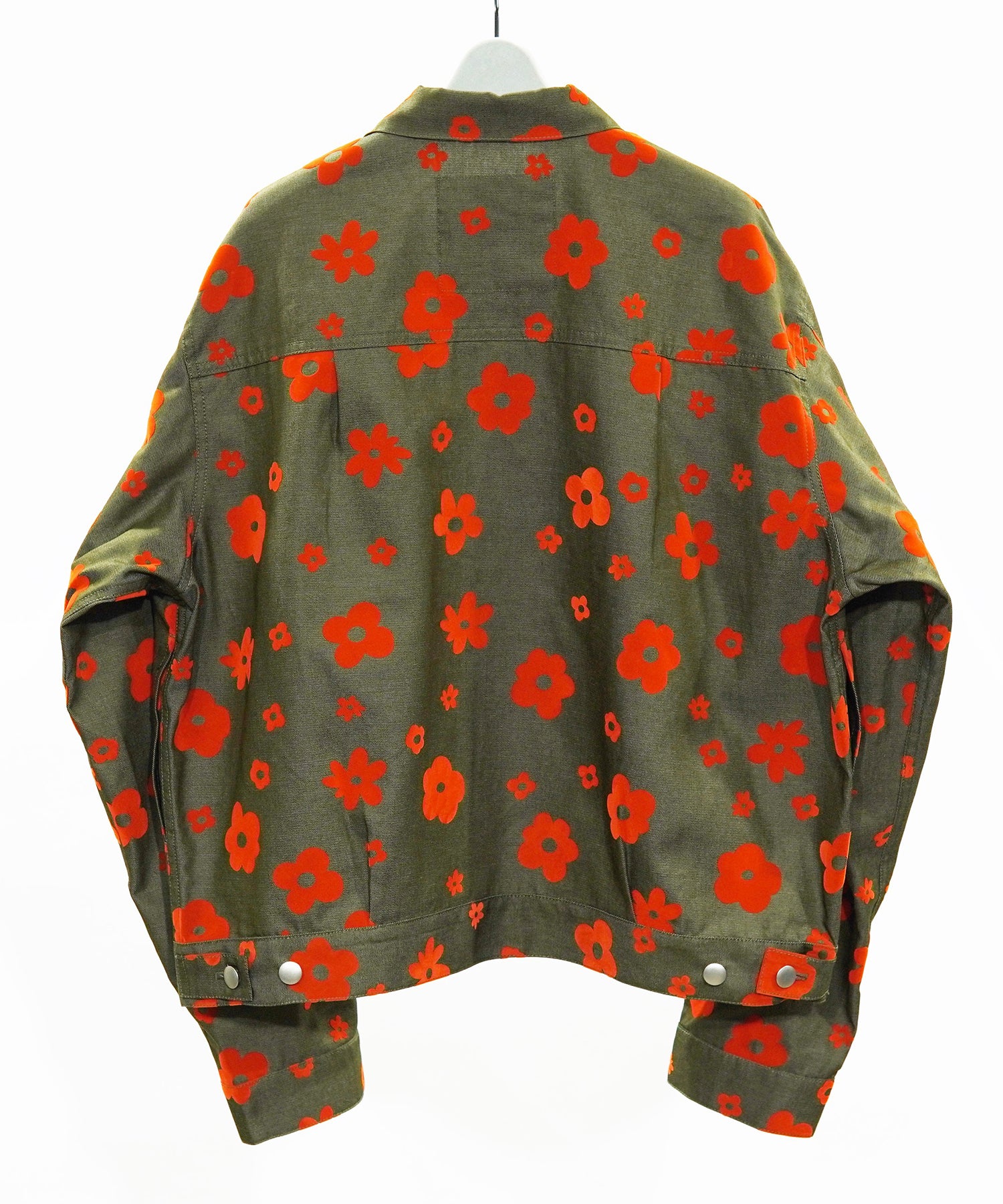 FLOKING FLOWER DENIM JACKET / NON-23S-0201 【納期2月