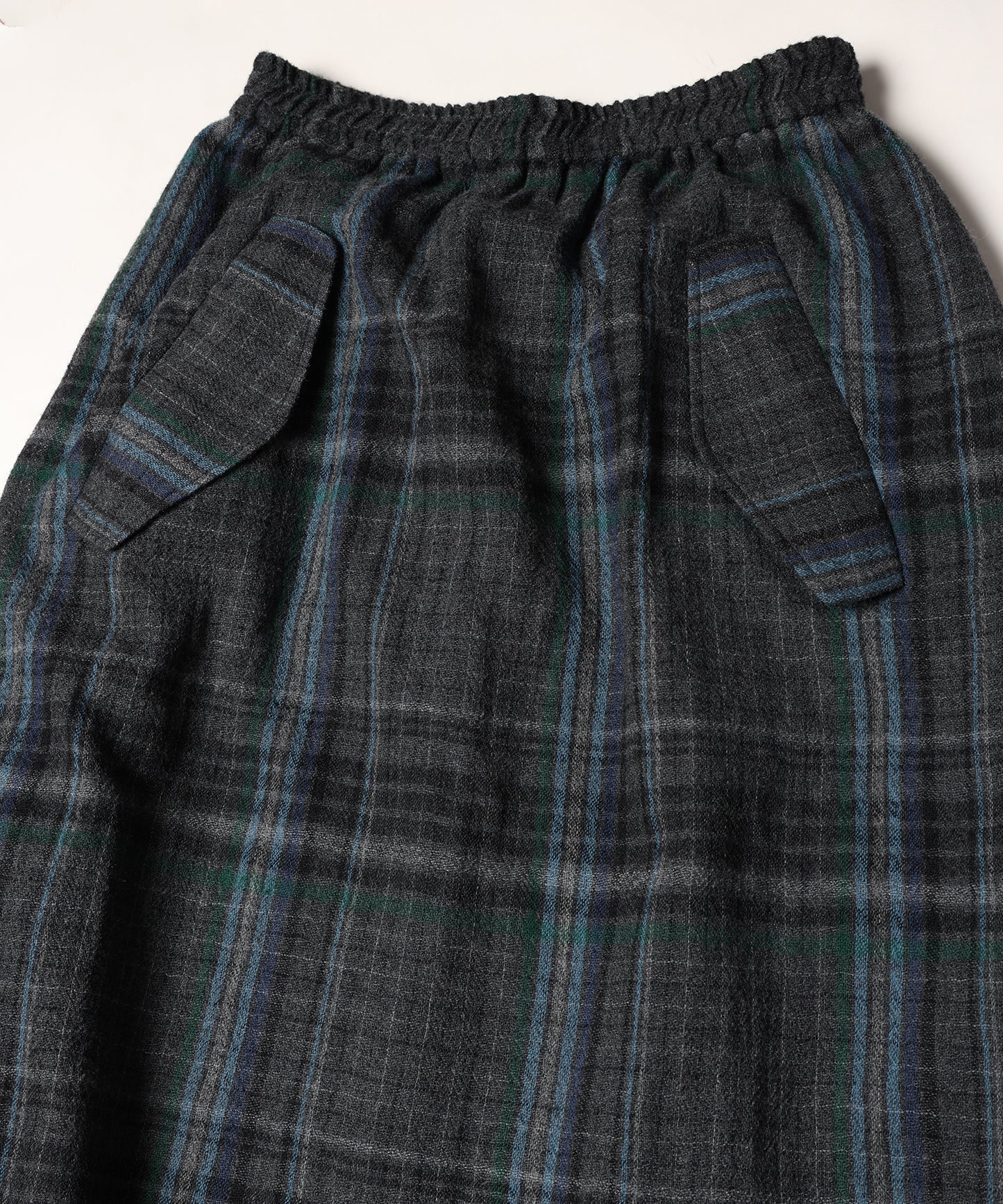 Checked Wool Layer Skirts