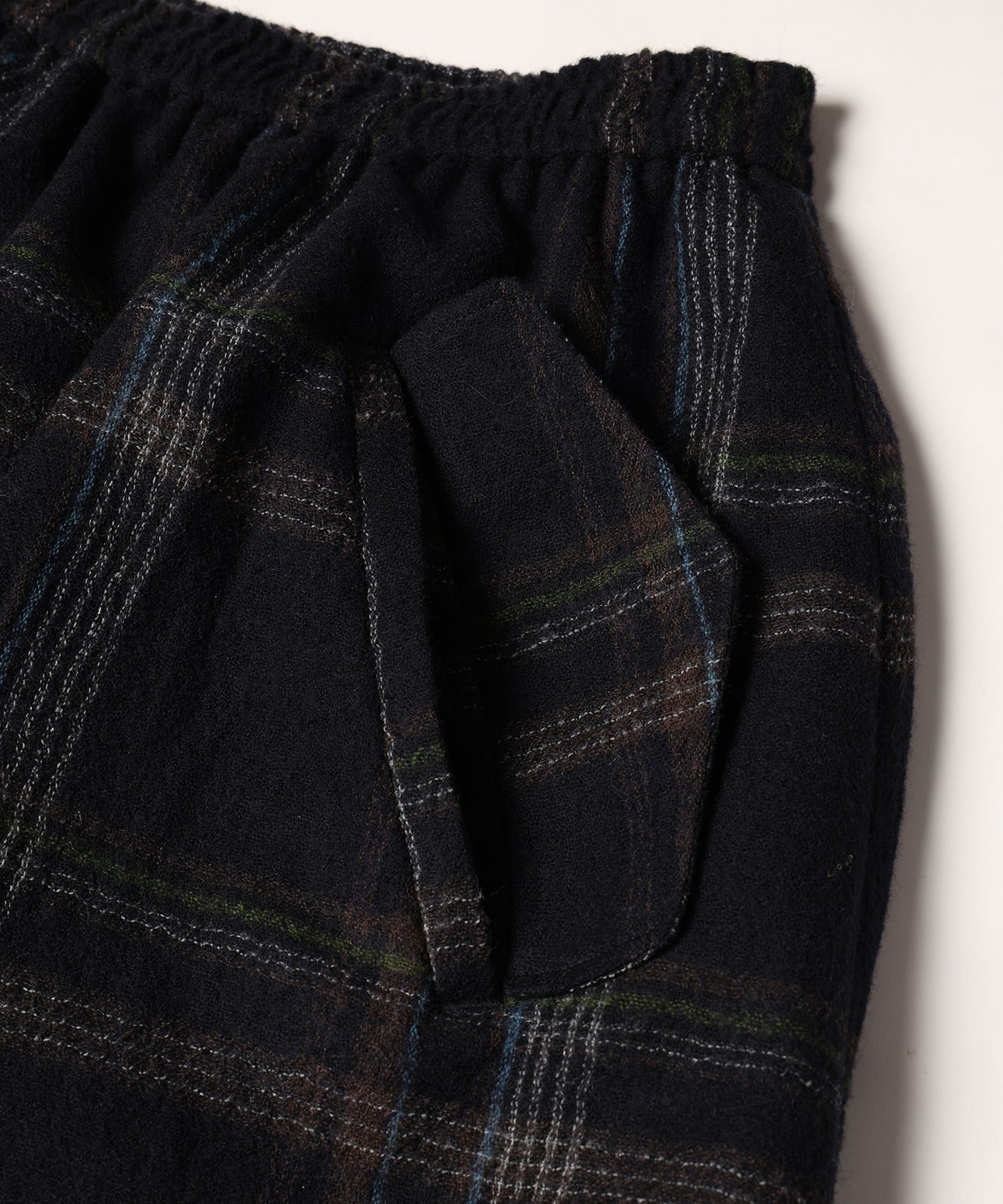 Checked Wool Layer Skirts