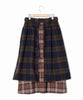 Check Apron Skirt